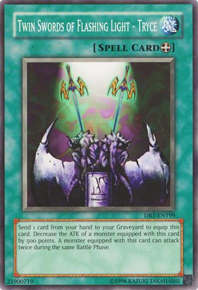Twin Swords of Flashing Light - Tryce (DR1-EN199) [Dark Revelation Volume 1]