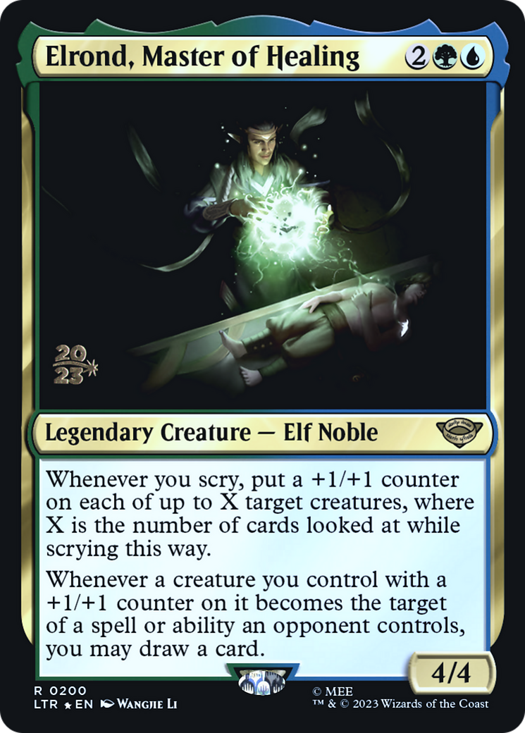 Elrond, Master of Healing (PRE-200S) - Tales of Middle-earth Promos Foil