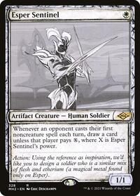 Esper Sentinel (Showcase) (328) [Modern Horizons 2]
