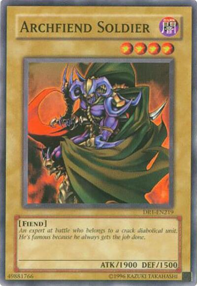 Archfiend Soldier (DR1-EN219) [Dark Revelation Volume 1]