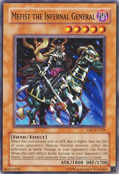Mefist the Infernal General (DR1-EN228) [Dark Revelation Volume 1]