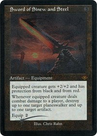 Sword of Sinew and Steel (Retro Frame) (Foil Etched) (31) [Modern Horizons]