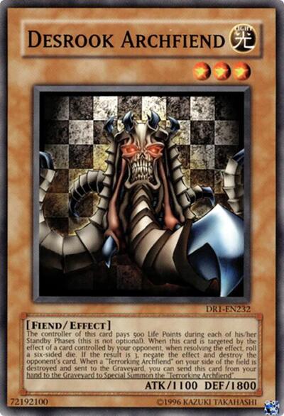 Desrook Archfiend (DR1-EN232) [Dark Revelation Volume 1]