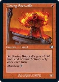 Blazing Rootwalla (Retro Frame) (Foil Etched) (404) [Modern Horizons 2]