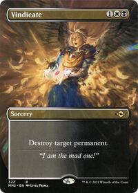 Vindicate (Borderless) (322) [Modern Horizons 2]