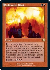 Calibrated Blast (Retro Frame) (Foil Etched) (405) [Modern Horizons 2]
