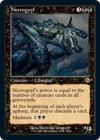 Necrogoyf (Retro Frame) (Foil Etched) (398) [Modern Horizons 2]