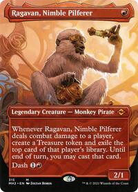 Ragavan, Nimble Pilferer (Borderless) (315) [Modern Horizons 2]