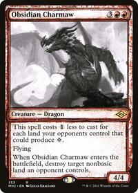 Obsidian Charmaw (Showcase) (353) [Modern Horizons 2]