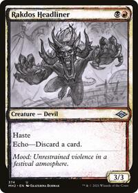 Rakdos Headliner (Showcase) (374) [Modern Horizons 2]