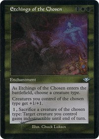 Etchings of the Chosen (Retro Frame) (Foil Etched) (25) [Modern Horizons]