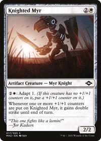 Knighted Myr (17) [Modern Horizons 2]
