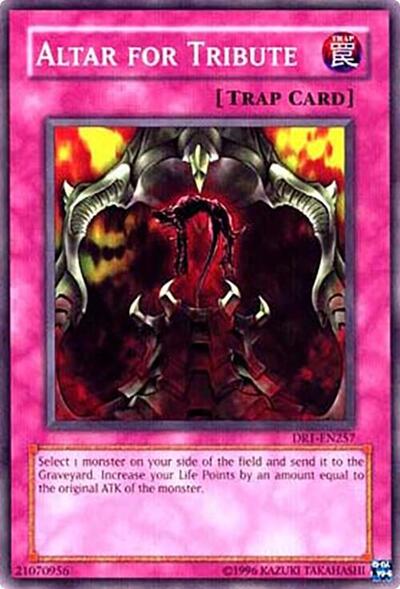 Altar for Tribute (DR1-EN257) [Dark Revelation Volume 1]