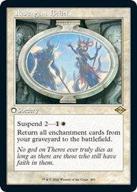 Resurgent Belief (Retro Frame) (Foil Etched) (385) [Modern Horizons 2]