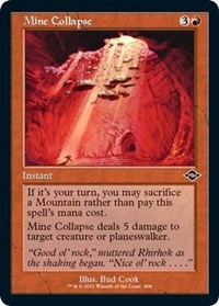 Mine Collapse (Retro Frame) (Foil Etched) (408) [Modern Horizons 2]