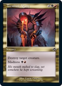 Terminal Agony (Retro Frame) (Foil Etched) (424) [Modern Horizons 2]