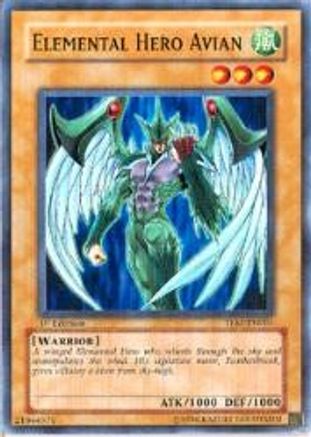 Elemental Hero Avian (TLM-EN001) - The Lost Millennium 1st Edition