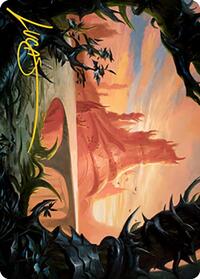 Slagwoods Bridge Art Card (Gold-Stamped Signature) (79) [Art Series: Modern Horizons 2]