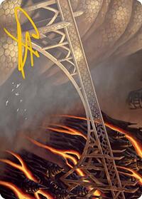 Rustvale Bridge Art Card (Gold-Stamped Signature) (77) [Art Series: Modern Horizons 2]