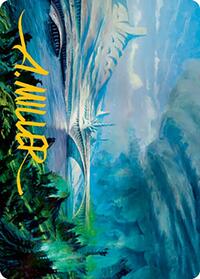 Goldmire Bridge Art Card (Gold-Stamped Signature) (74) [Art Series: Modern Horizons 2]
