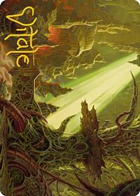Darkmoss Bridge Art Card (Gold-Stamped Signature) (72) [Art Series: Modern Horizons 2]