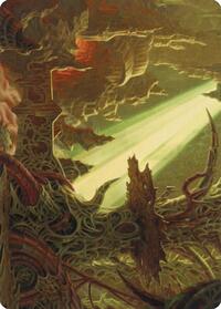 Darkmoss Bridge Art Card (72) [Art Series: Modern Horizons 2]