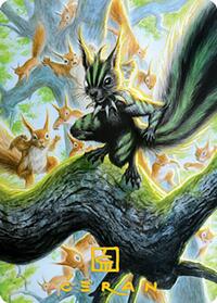 Chatterfang, Squirrel General Art Card (67/81) (Gold-Stamped Signature) (67) [Art Series: Modern Horizons 2]