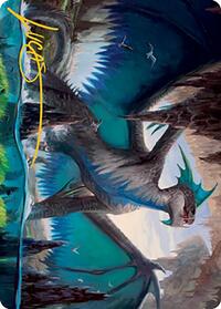 Murktide Regent Art Card (Gold-Stamped Signature) (20) [Art Series: Modern Horizons 2]