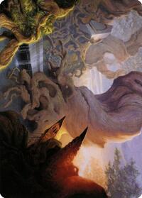 Yavimaya, Cradle of Growth Art Card (66) [Art Series: Modern Horizons 2]