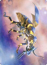 Zabaz, the Glimmerwasp Art Card (65) [Art Series: Modern Horizons 2]