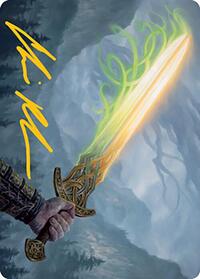 Sword of Hearth and Home Art Card (Gold-Stamped Signature) (64) [Art Series: Modern Horizons 2]