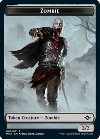 Zombie Token (6) [Modern Horizons 2]