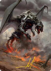 Scion of Draco Art Card (Gold-Stamped Signature) (62) [Art Series: Modern Horizons 2]