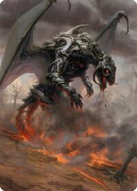 Scion of Draco Art Card (62) [Art Series: Modern Horizons 2]