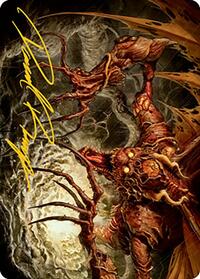 Archfiend of Sorrows Art Card (Gold-Stamped Signature) (26) [Art Series: Modern Horizons 2]