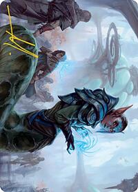 Lonis, Cryptozoologist Art Card (Gold-Stamped Signature) (57) [Art Series: Modern Horizons 2]