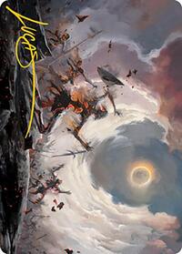 Damn Art Card (Gold-Stamped Signature) (28) [Art Series: Modern Horizons 2]