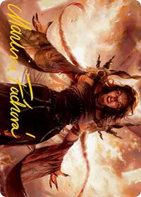 Dragon's Rage Channeler Art Card (Gold-Stamped Signature) (35) [Art Series: Modern Horizons 2]