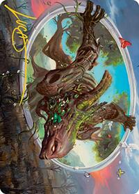 Gaea's Will Art Card (Gold-Stamped Signature) (38) [Art Series: Modern Horizons 2]