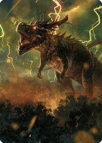 Thrasta, Tempest's Roar Art Card (42/81) (42) [Art Series: Modern Horizons 2]