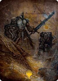 Dakkon, Shadow Slayer Art Card (48/81) (Gold-Stamped) (48) [Art Series: Modern Horizons 2]