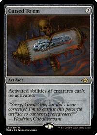Cursed Totem (Foil Etched) (295) [Modern Horizons 2]