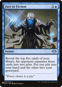 Fact or Fiction (MH1) (050/254) [The List Reprints]