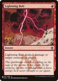 Lightning Bolt (A25) (141/249) [The List Reprints]
