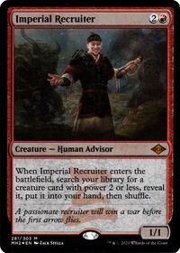 Imperial Recruiter (Foil Etched) (281) [Modern Horizons 2]