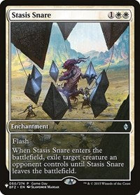Stasis Snare (Full Art) (050/274) [The List Reprints]