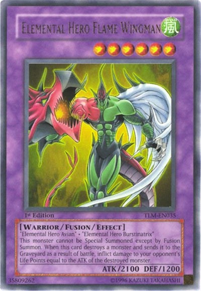 Elemental HERO Flame Wingman (TLM-EN035) [The Lost Millennium]