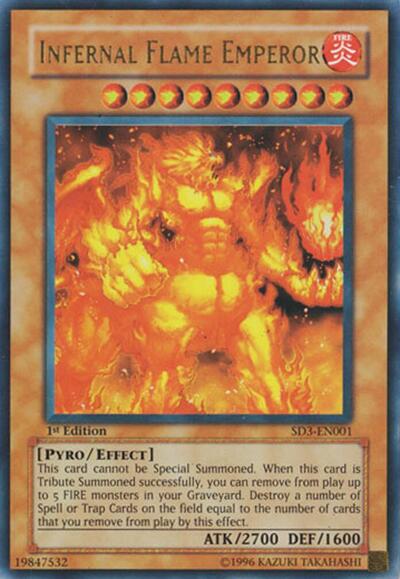 Infernal Flame Emperor (SD3-EN001) [Structure Deck: Blaze of Destruction]