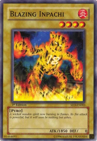 Blazing Inpachi (SD3-EN003) [Structure Deck: Blaze of Destruction]