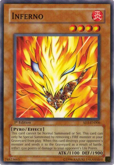 Inferno (SD3-EN006) [Structure Deck: Blaze of Destruction]